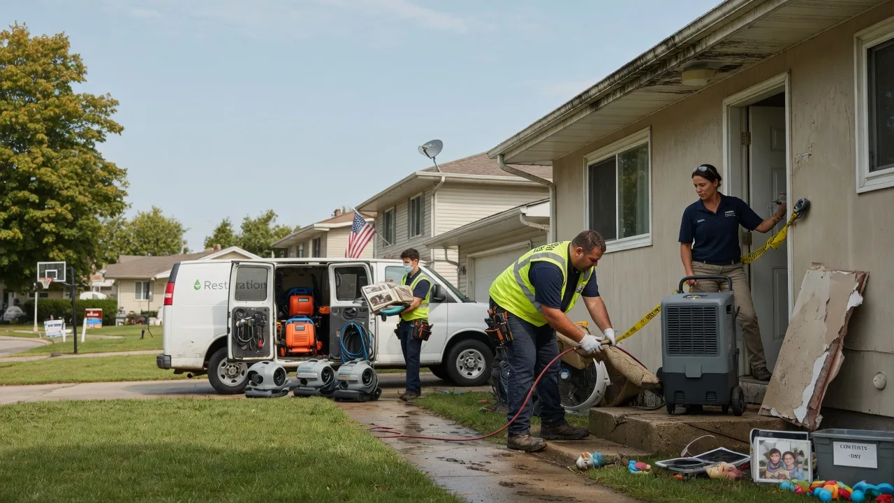 Water Damage Restoration in Hye, TX near me